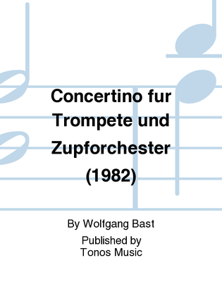 Book cover for Concertino fur Trompete und Zupforchester (1982)