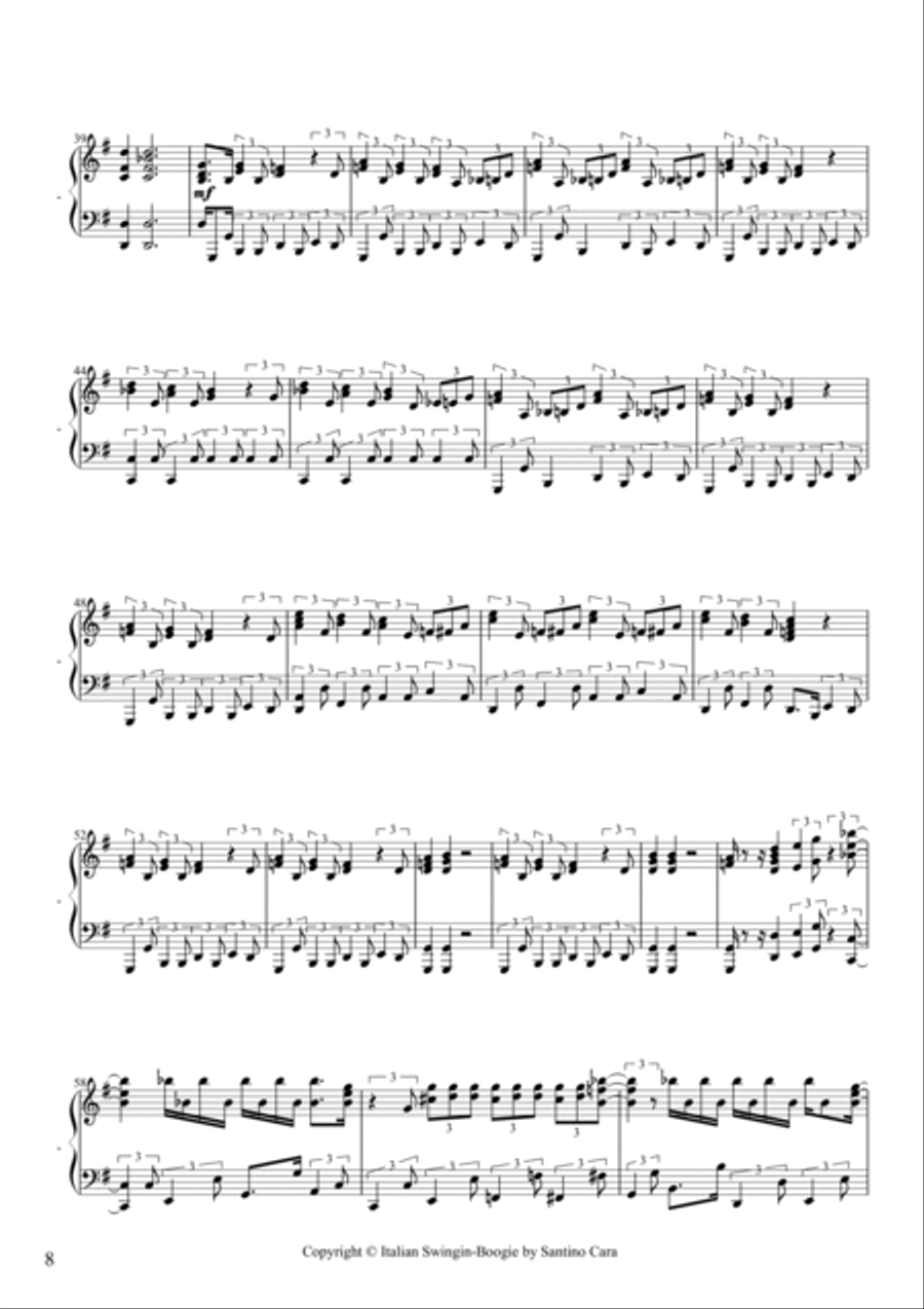 Piano Swing no.2 Piano Swing no.2 Piano Solo scores gallery preview page 3