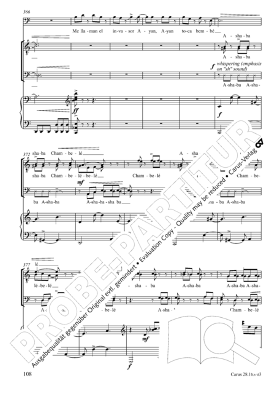 Water Water 4-Part scores gallery preview page 123