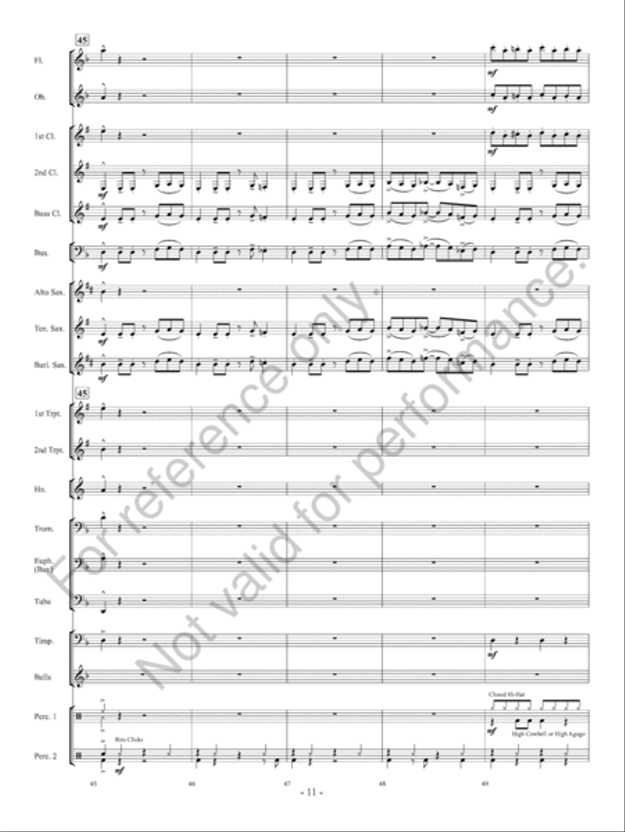 Factory Riffs Concert Band scores gallery preview page 12