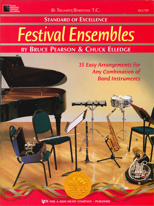 Book cover for Standard of Excellence: Festival Ensembles-Trumpet/Baritone T.C.