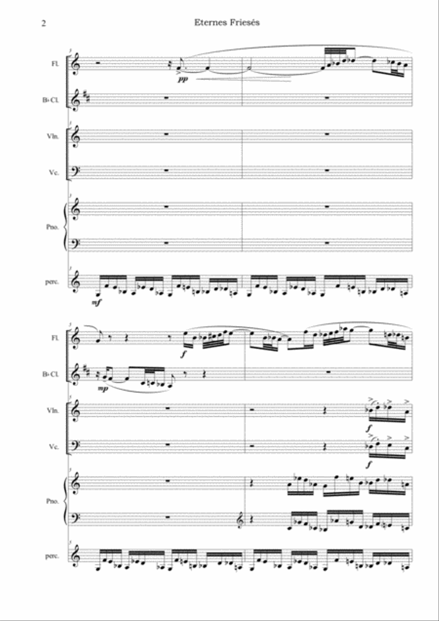 Eternes Friesés Chamber Orchestra scores gallery preview page 3