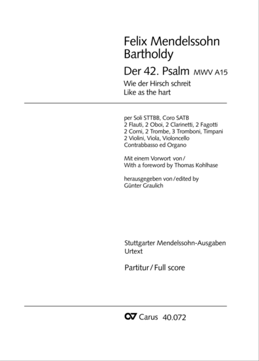 Psalm 42 Psalm 42 4-Part scores gallery preview page 2