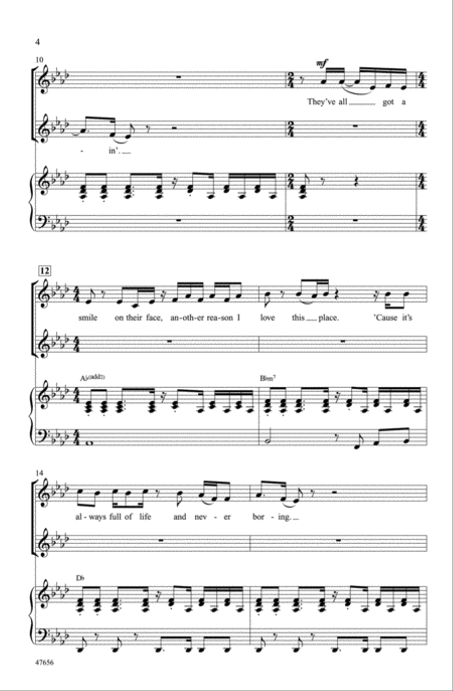 Perfection Choir scores gallery preview page 3