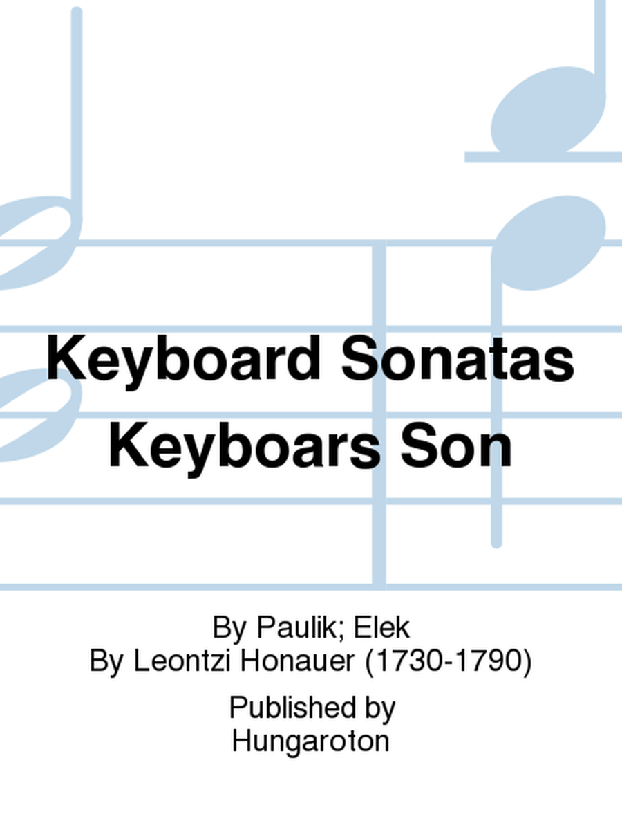 Keyboard Sonatas Keyboars Son