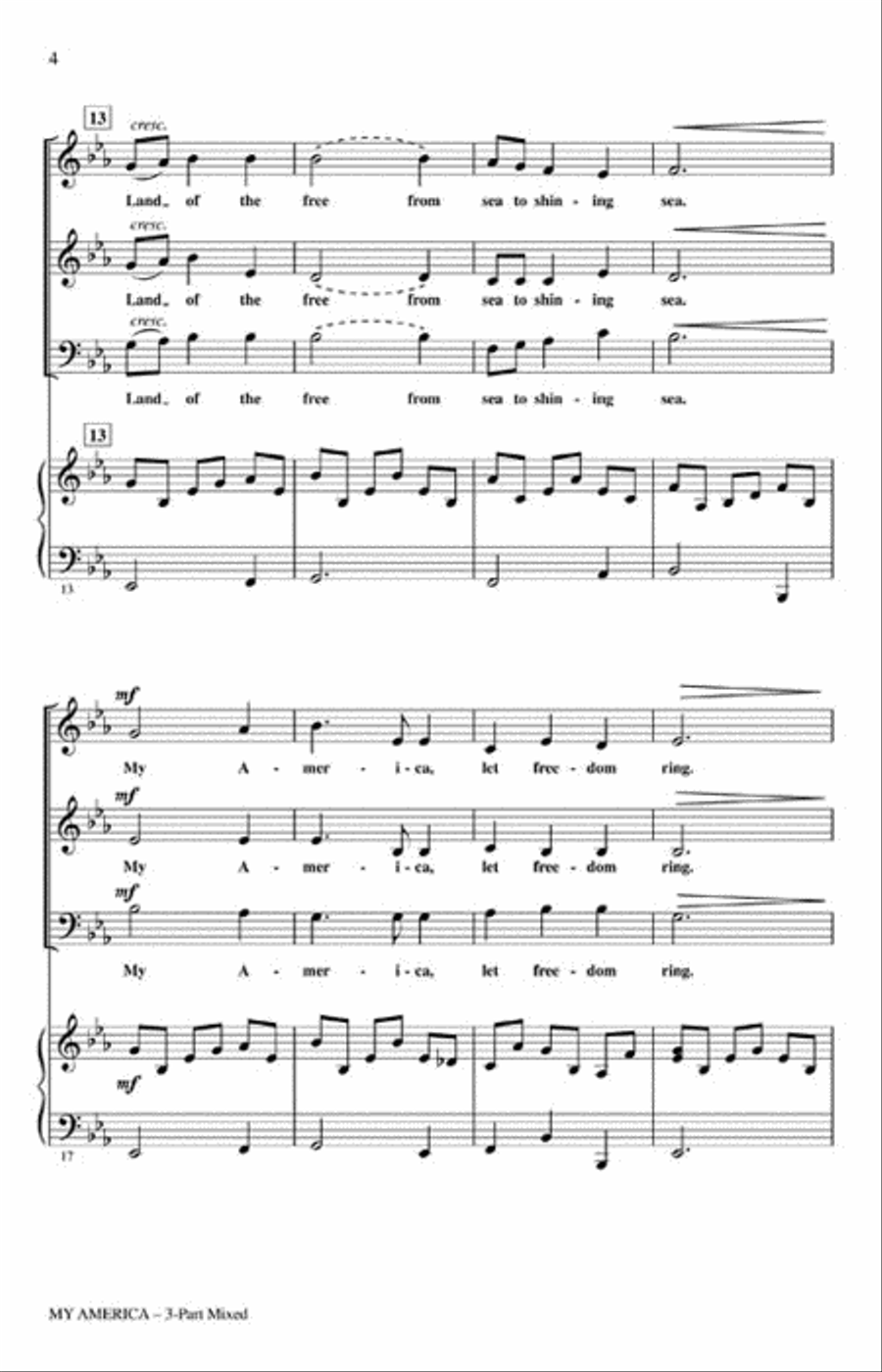 My America Choir scores gallery preview page 3
