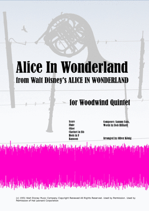 Alice In Wonderland from Walt Disney's ALICE IN WONDERLAND