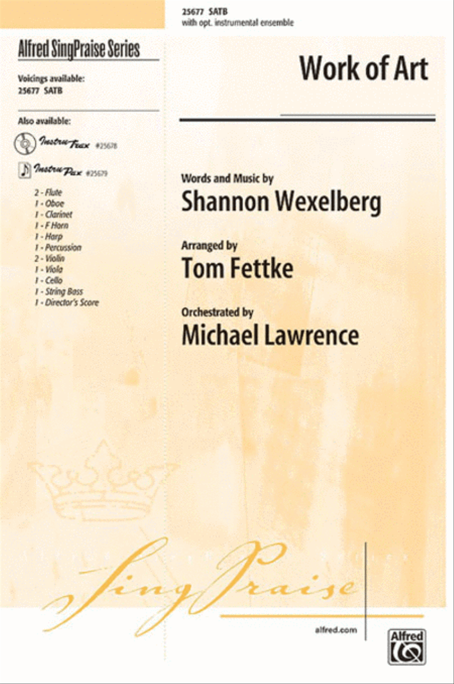Work of Art 4-Part scores gallery preview page 1