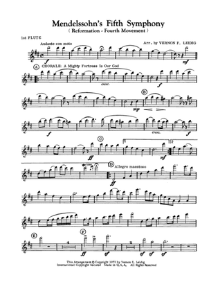 Mendelssohn's 5th Symphony "Reformation," 4th Movement: Flute