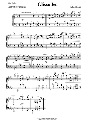 Ballet piano music for glissades