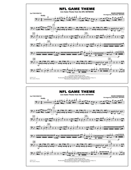 NFL Game Theme - 2nd Trombone