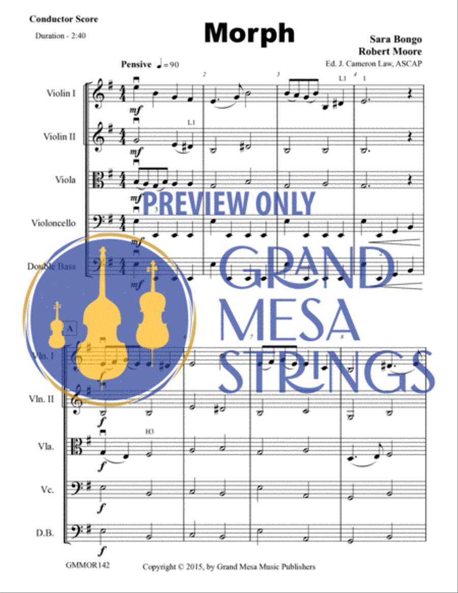Morph String Orchestra scores gallery preview page 2