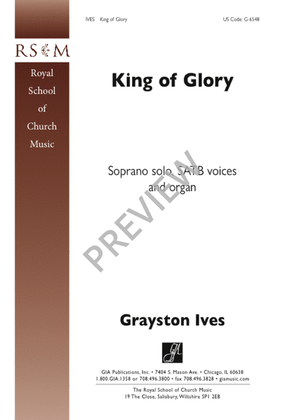 Book cover for King of Glory