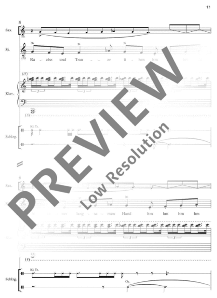 Ultima speranza Alto Saxophone scores gallery preview page 12