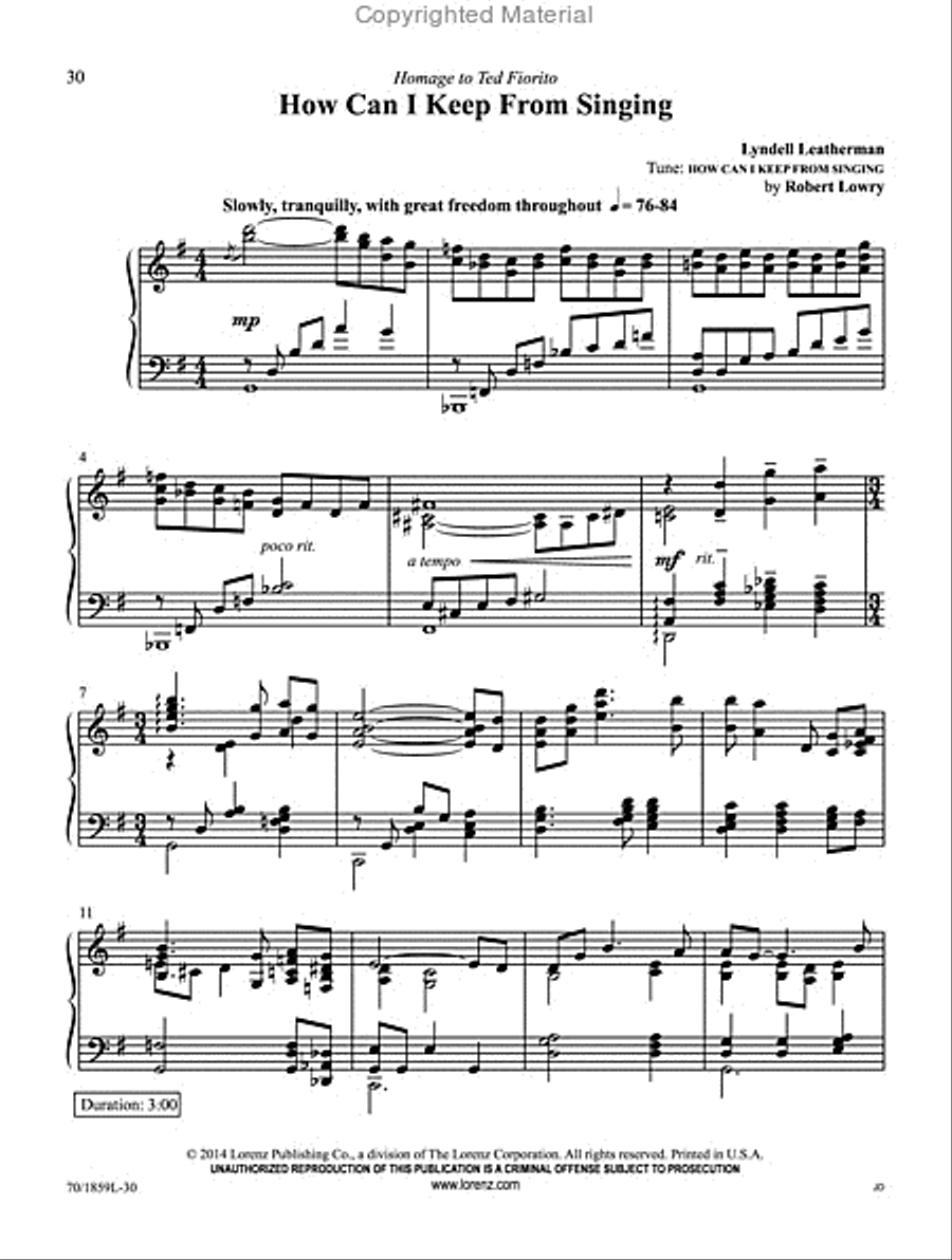 Late Night Gospel Piano Solo scores gallery preview page 4
