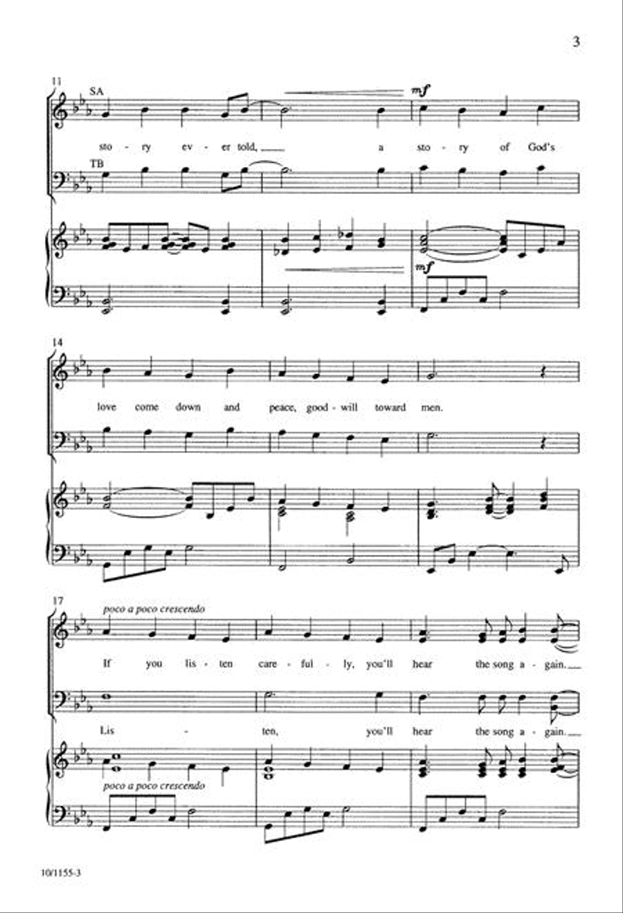 Angel Song Angel Song 4-Part scores gallery preview page 3