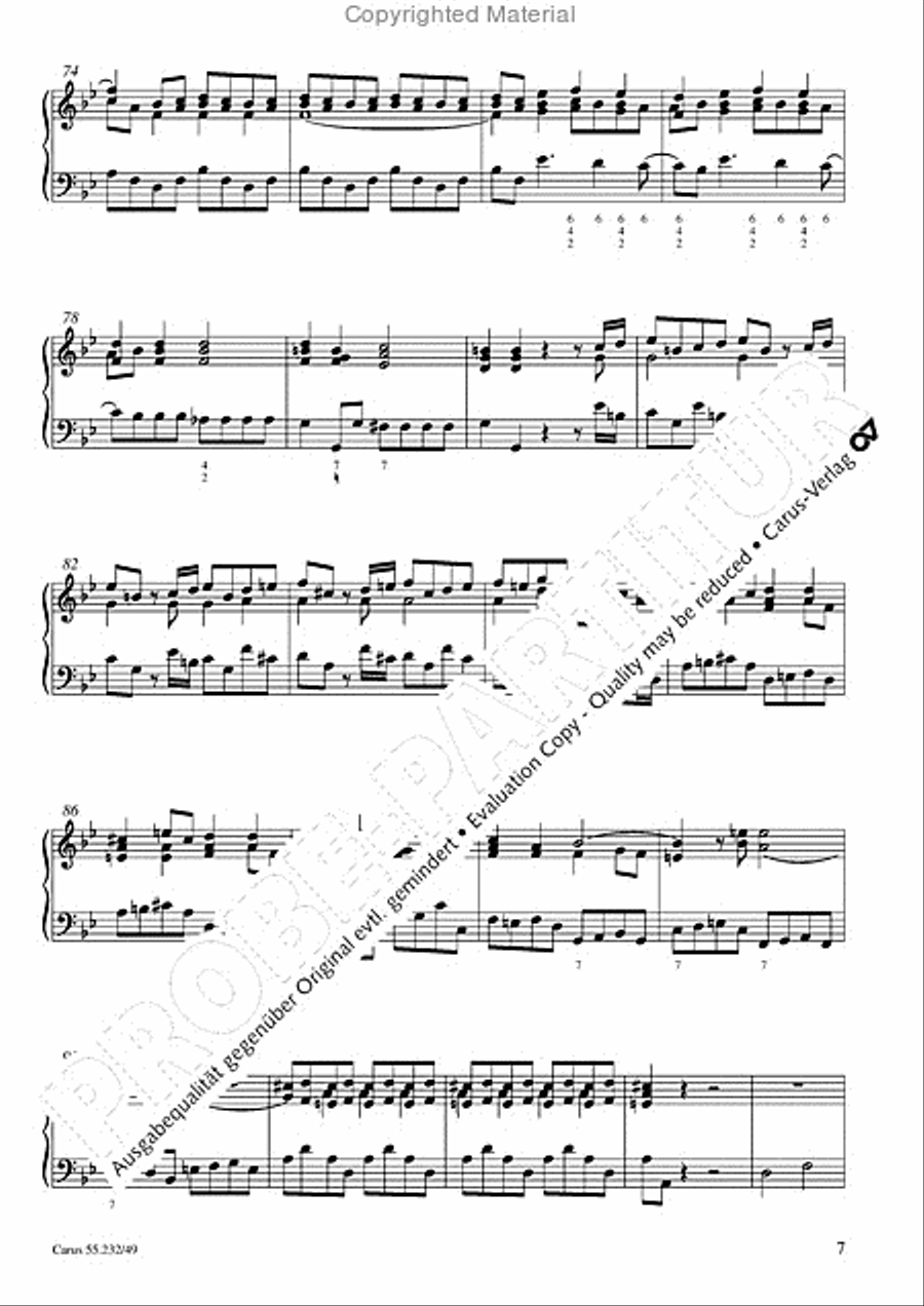 Dixit Dominus (The Lord said unto my Lord) Organ scores gallery preview page 10