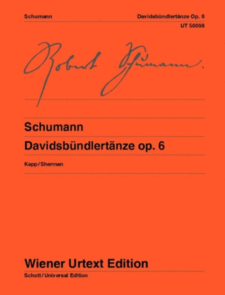 Book cover for Davidsbündlertänze
