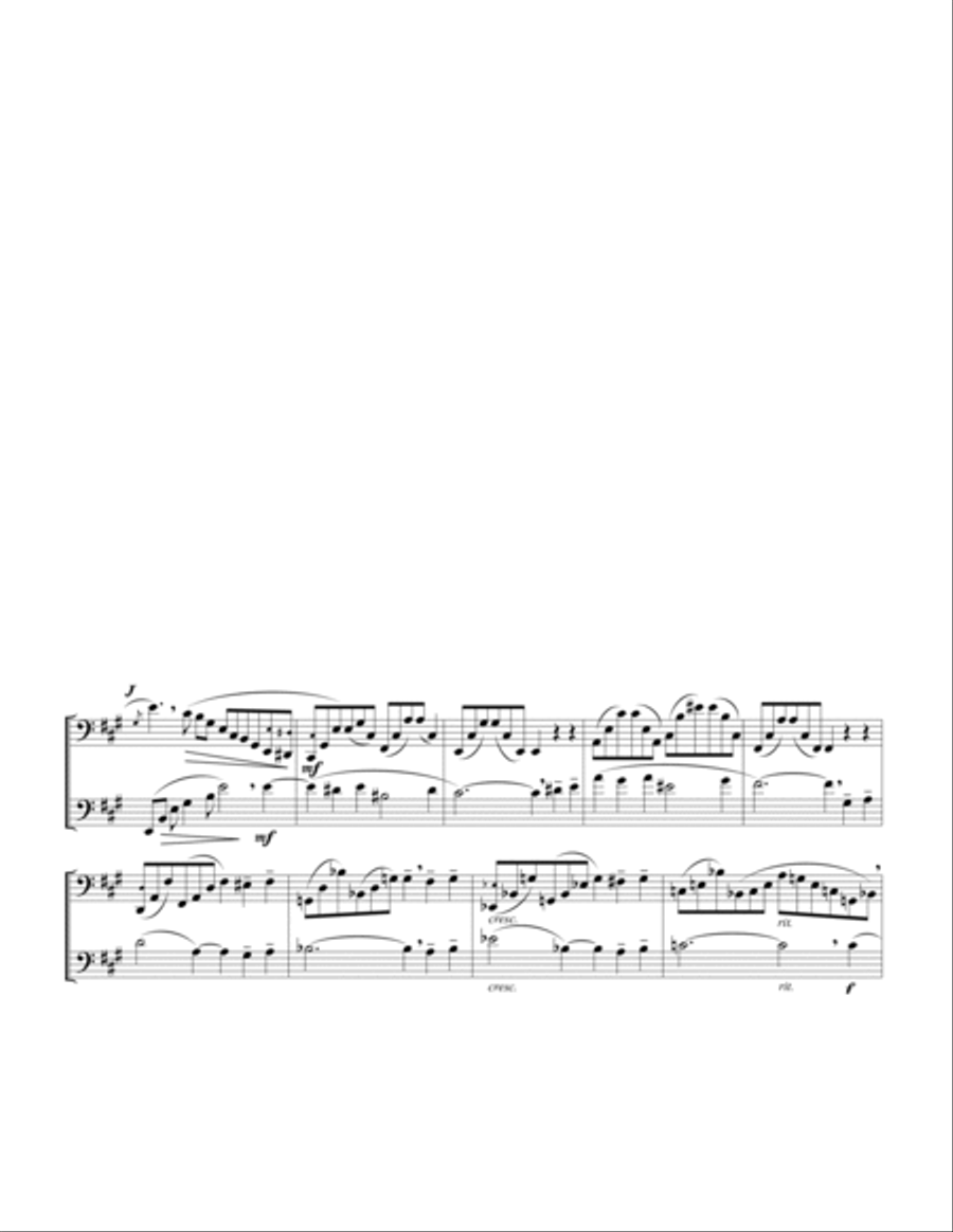 Five Duos from Op. 53 for Two Euphoniums Brass Duet scores gallery preview page 3