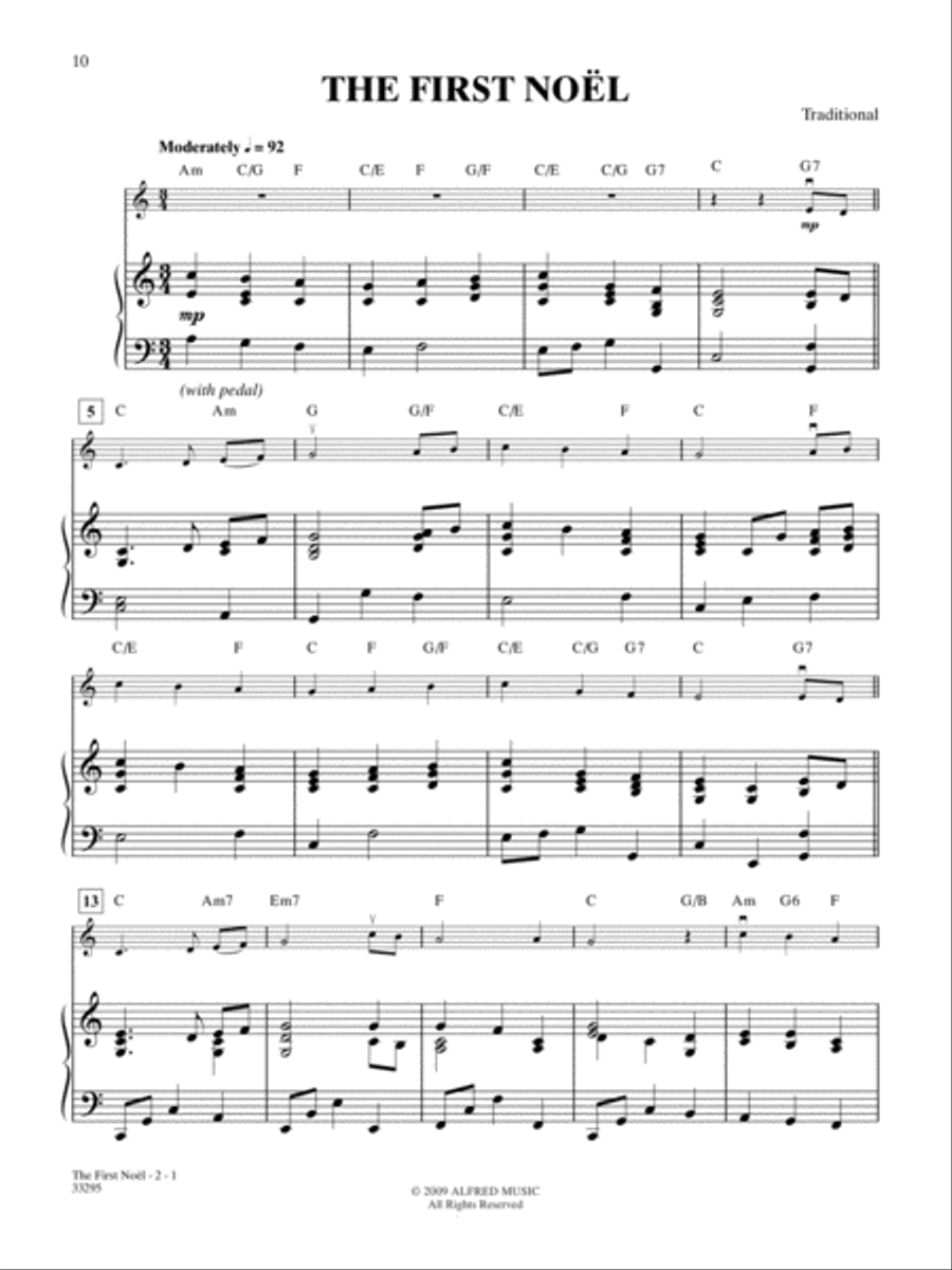 Easy Christmas Instrumental Solos for Strings, Level 1 String Orchestra scores gallery preview page 4