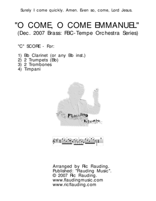 O Come, O Come, Emmanuel (Brass+)