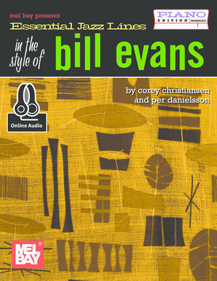 Book cover for Essential Jazz Lines: In the Style of Bill Evans - Piano