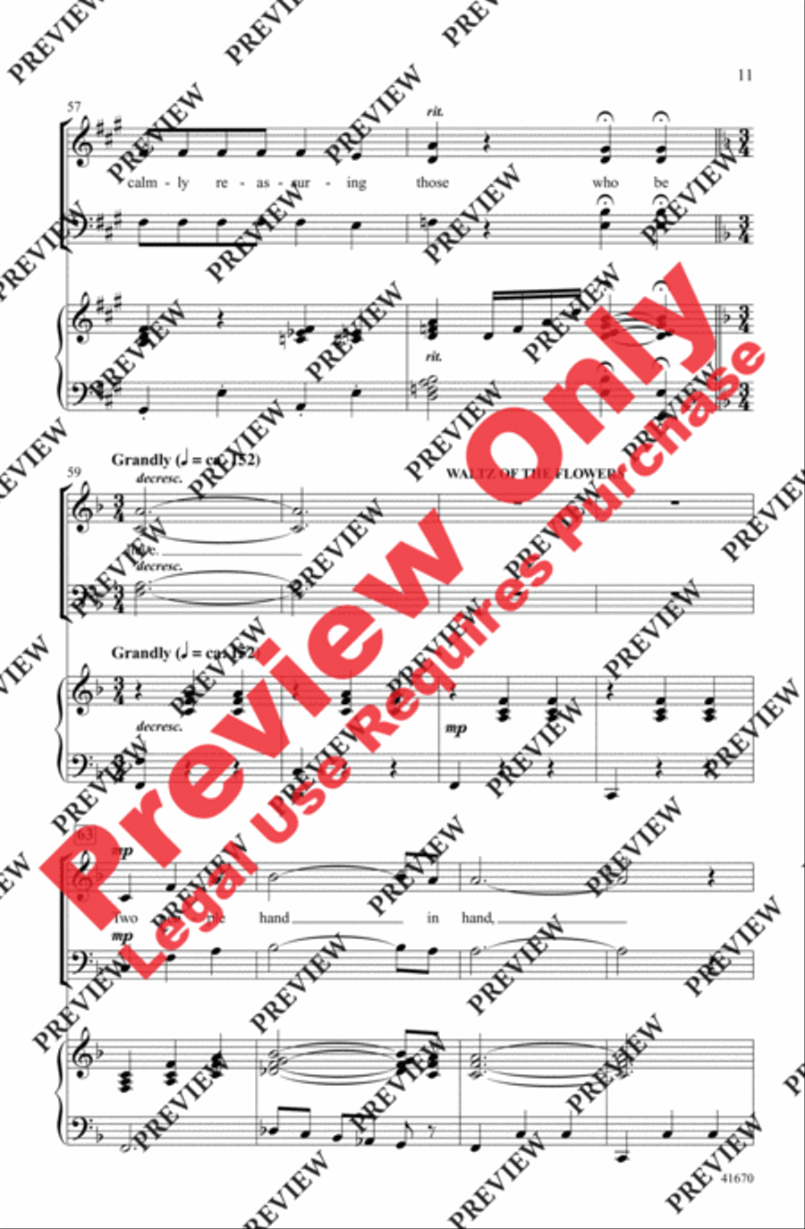The Nutcracker . . . In About Three Minutes 4-Part scores gallery preview page 11
