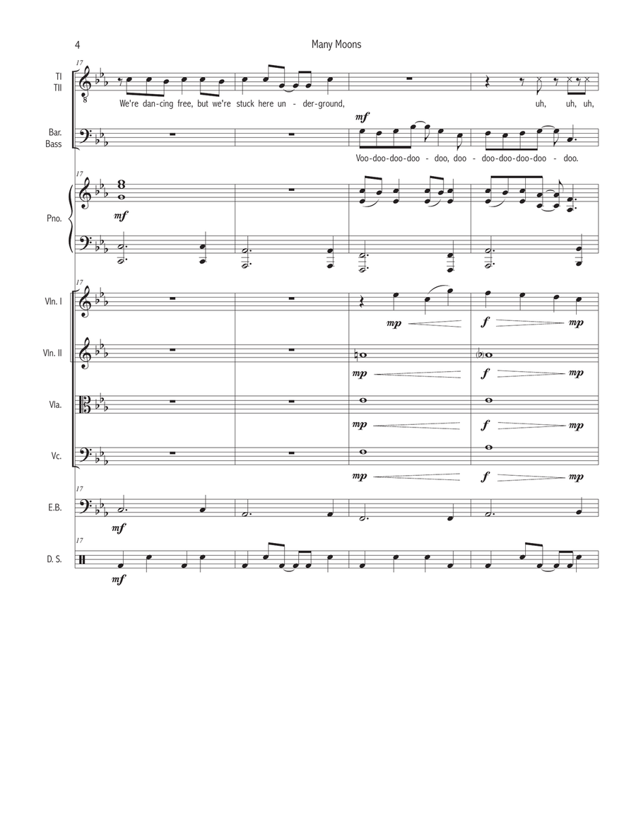 Many Moons Many Moons Large Ensemble scores gallery preview page 4