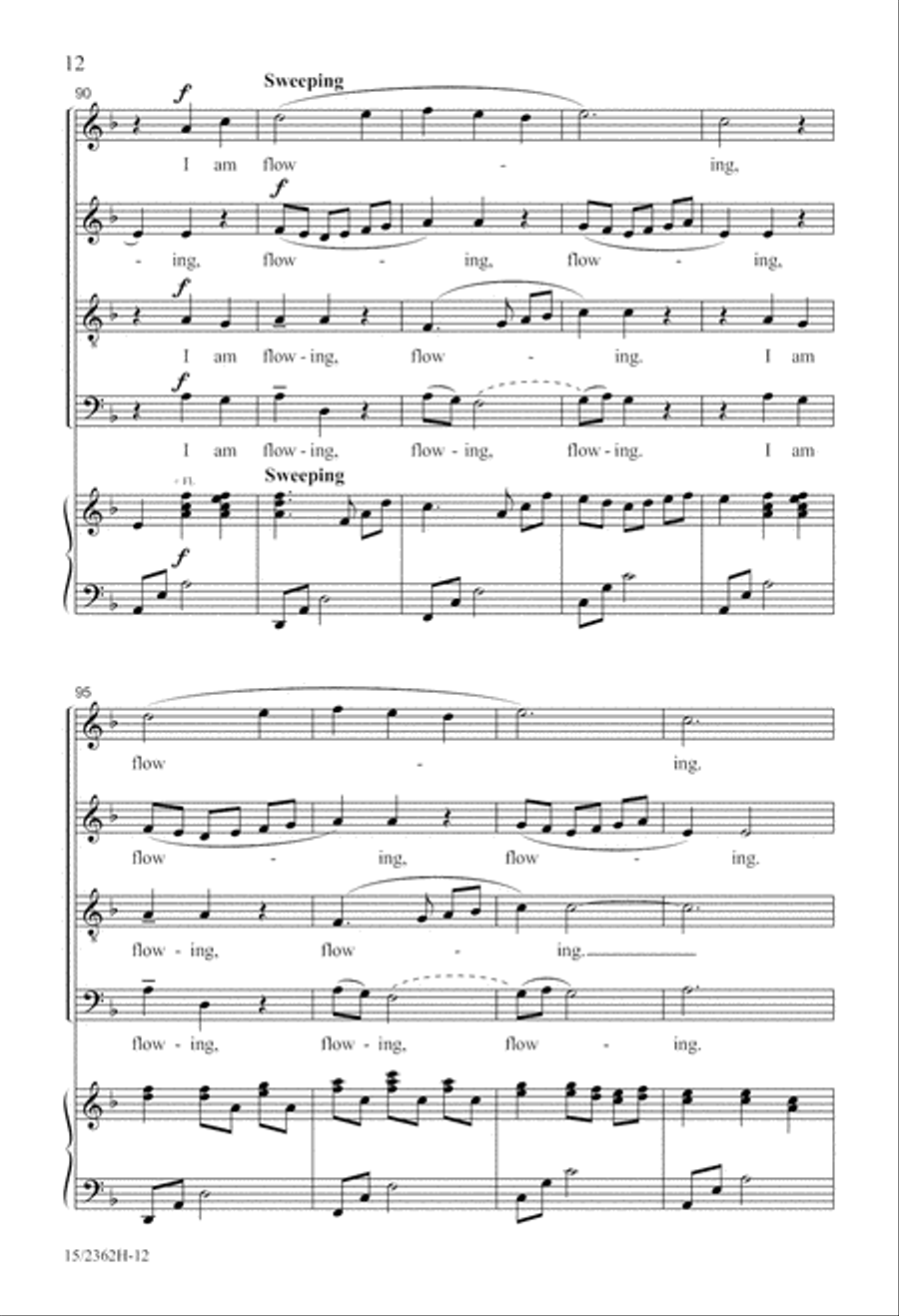 I Am the River 4-Part scores gallery preview page 13