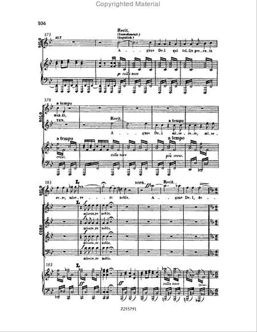 Missa Solemnis, Op.123 Choir scores gallery preview page 106
