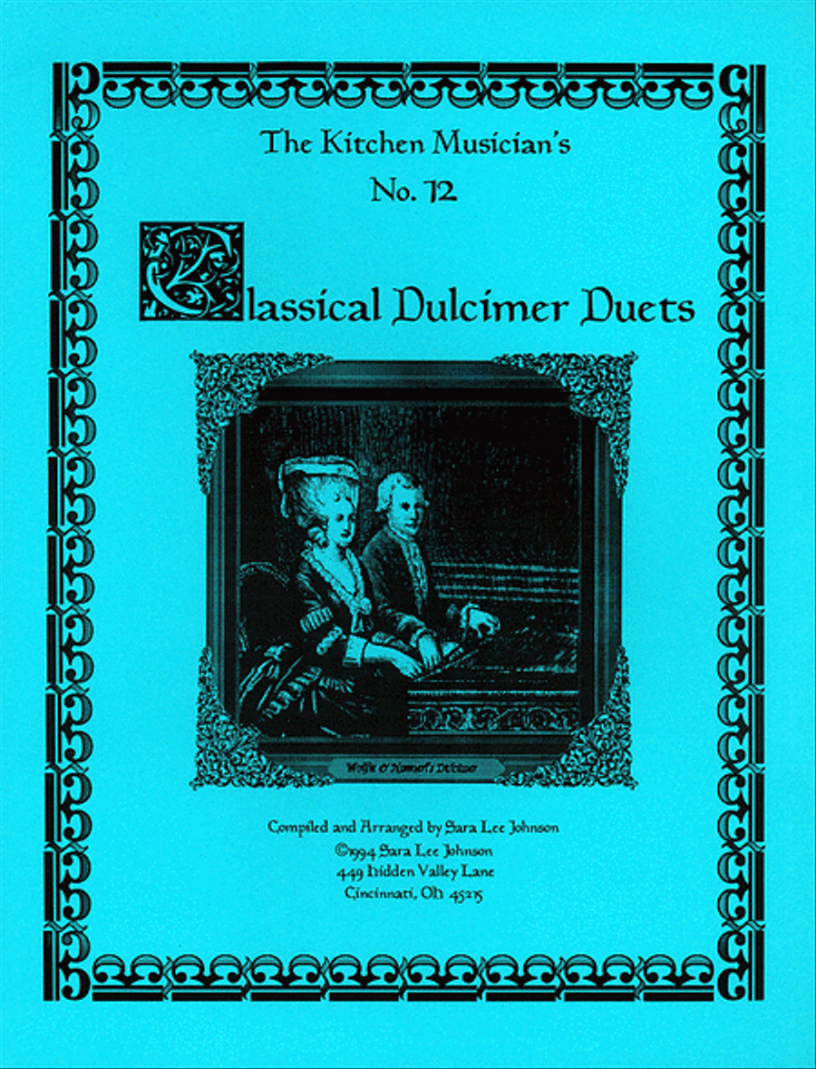 Classical Dulcimer Duets Violin scores gallery preview page 1