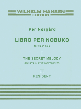 Per Norgard: Libro Per Nobuko (Violin)