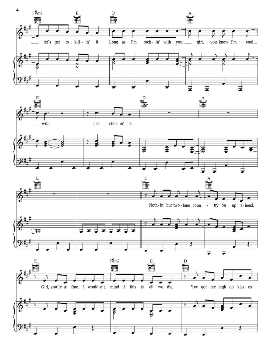 Chillin' It Acoustic Guitar scores gallery preview page 4