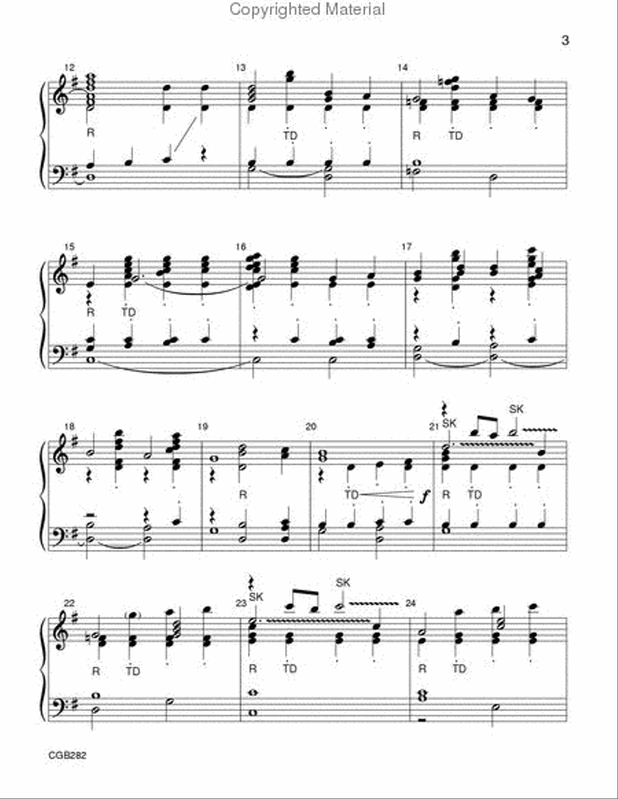 Shining Bright Handbell Choir scores gallery preview page 3