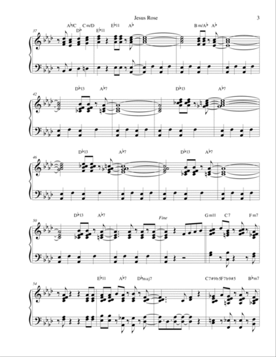 Jesus Rose Harpsichord scores gallery preview page 4