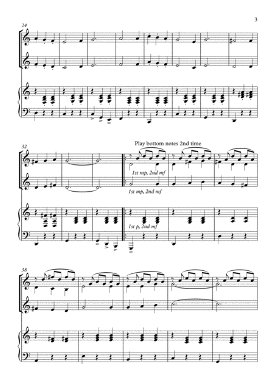 The Viennese Flutes Flute Solo scores gallery preview page 3