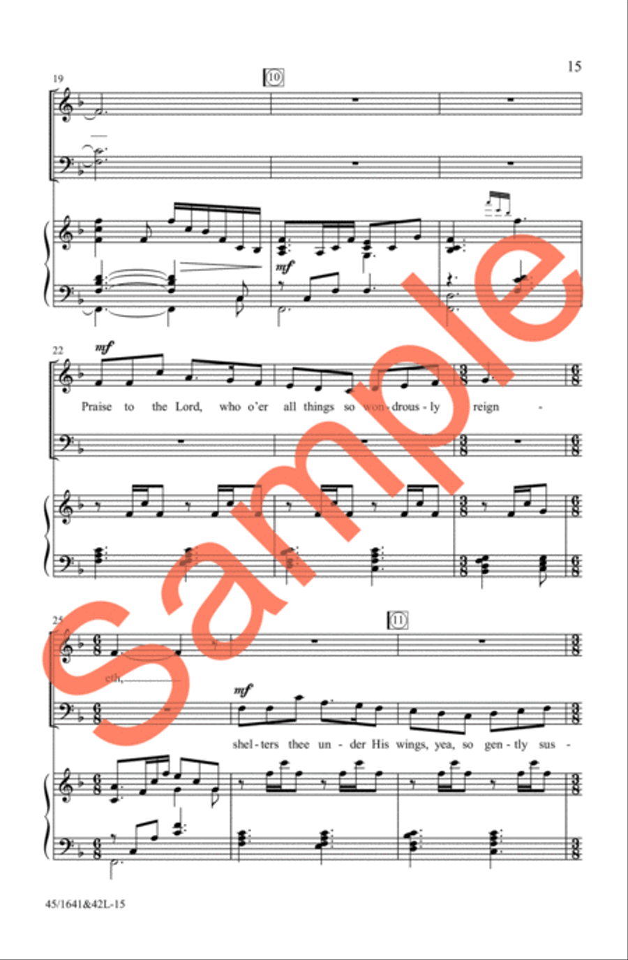 A Festival of Hymns SATB 4-Part scores gallery preview page 15
