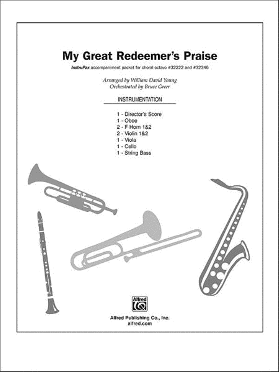 My Great Redeemer's Praise Choir scores gallery preview page 1