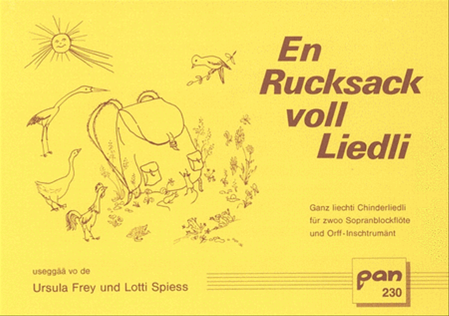 Ein Rucksack voll Liedli Woodwind Duet scores gallery preview page 1