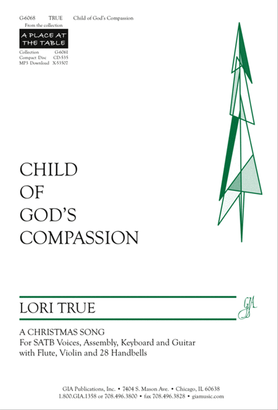 Child of God's Compassion 4-Part scores gallery preview page 1