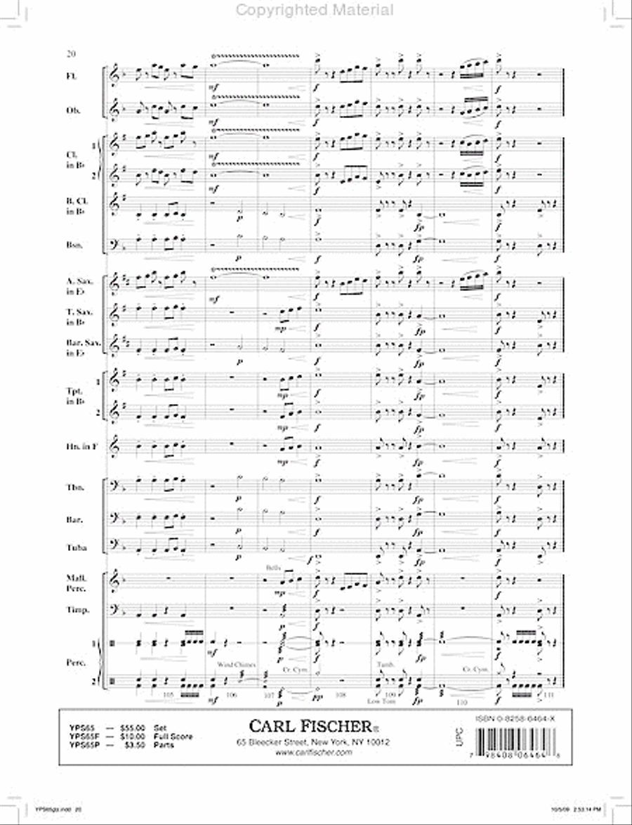 Visigoths Visigoths Concert Band scores gallery preview page 21
