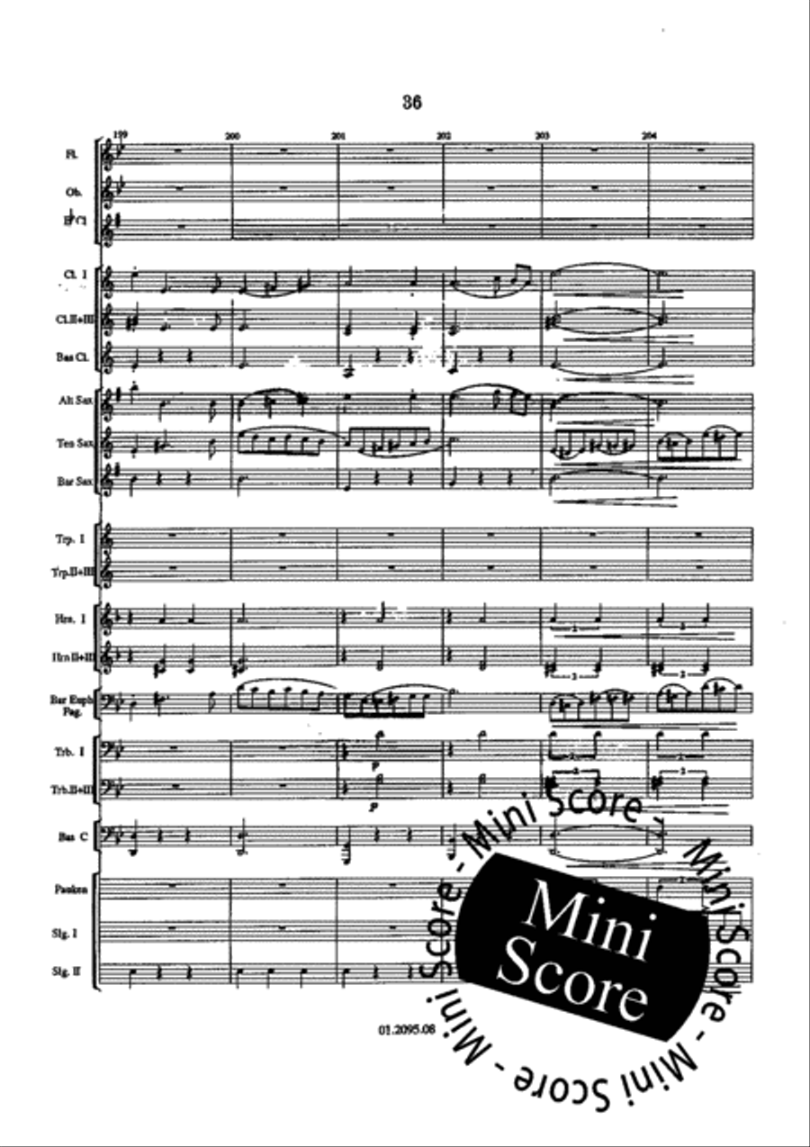 Paganini Variations Paganini Variations Fanfare Band scores gallery preview page 42