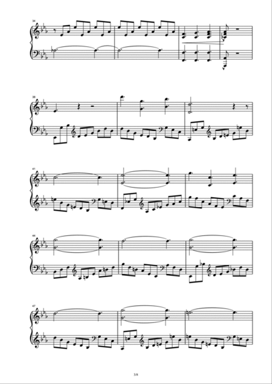 This Is What Autumn Feels Like Piano Solo scores gallery preview page 3
