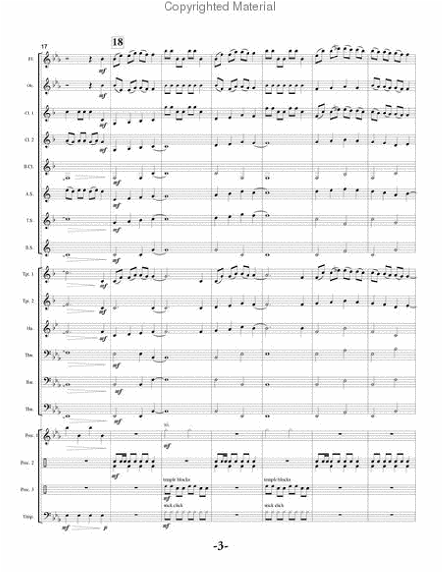 Central Woodlands Central Woodlands Concert Band scores gallery preview page 4