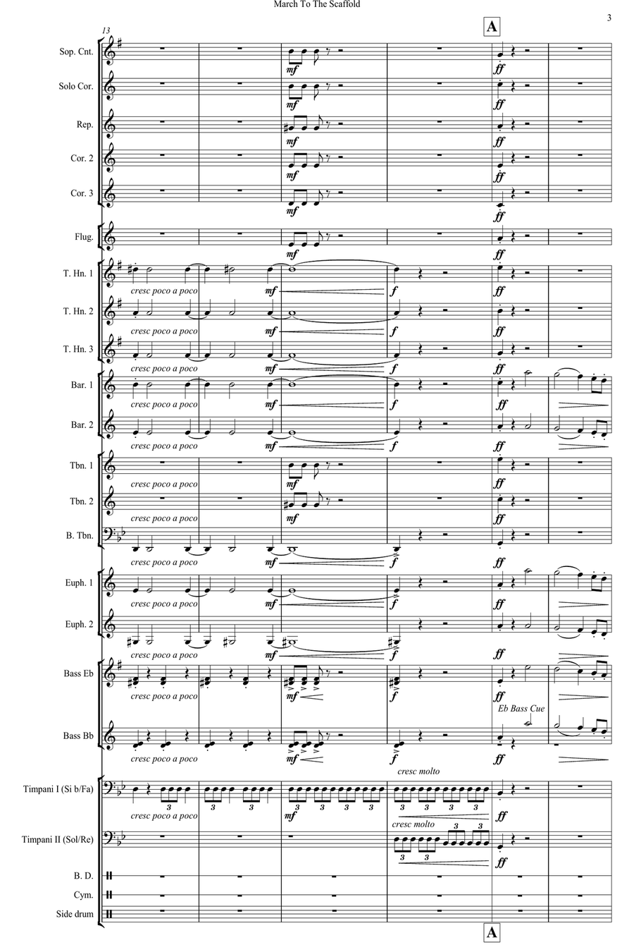 Symphonie Fantastique Brass Band scores gallery preview page 6