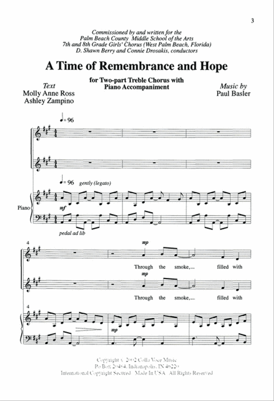 A Time Of Remembrance And Hope SA scores gallery preview page 2