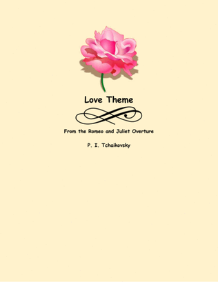Book cover for Love Theme from Romeo and Juliet (three violins and cello)
