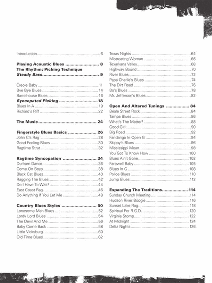 The Complete Acoustic Blues Guitar Method Acoustic Guitar scores gallery preview page 2