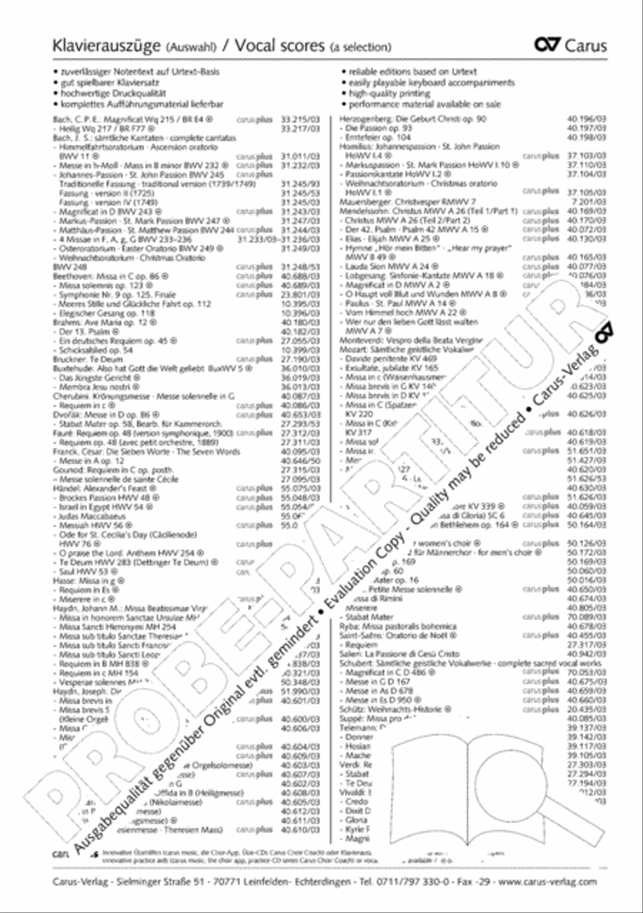 Requiem - church version (Requiem. Fassung mit kleinem Orchester) 4-Part scores gallery preview page 41