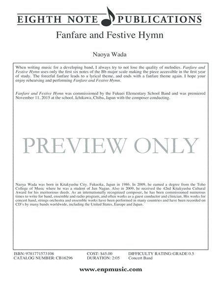 Fanfare and Festive Hymn